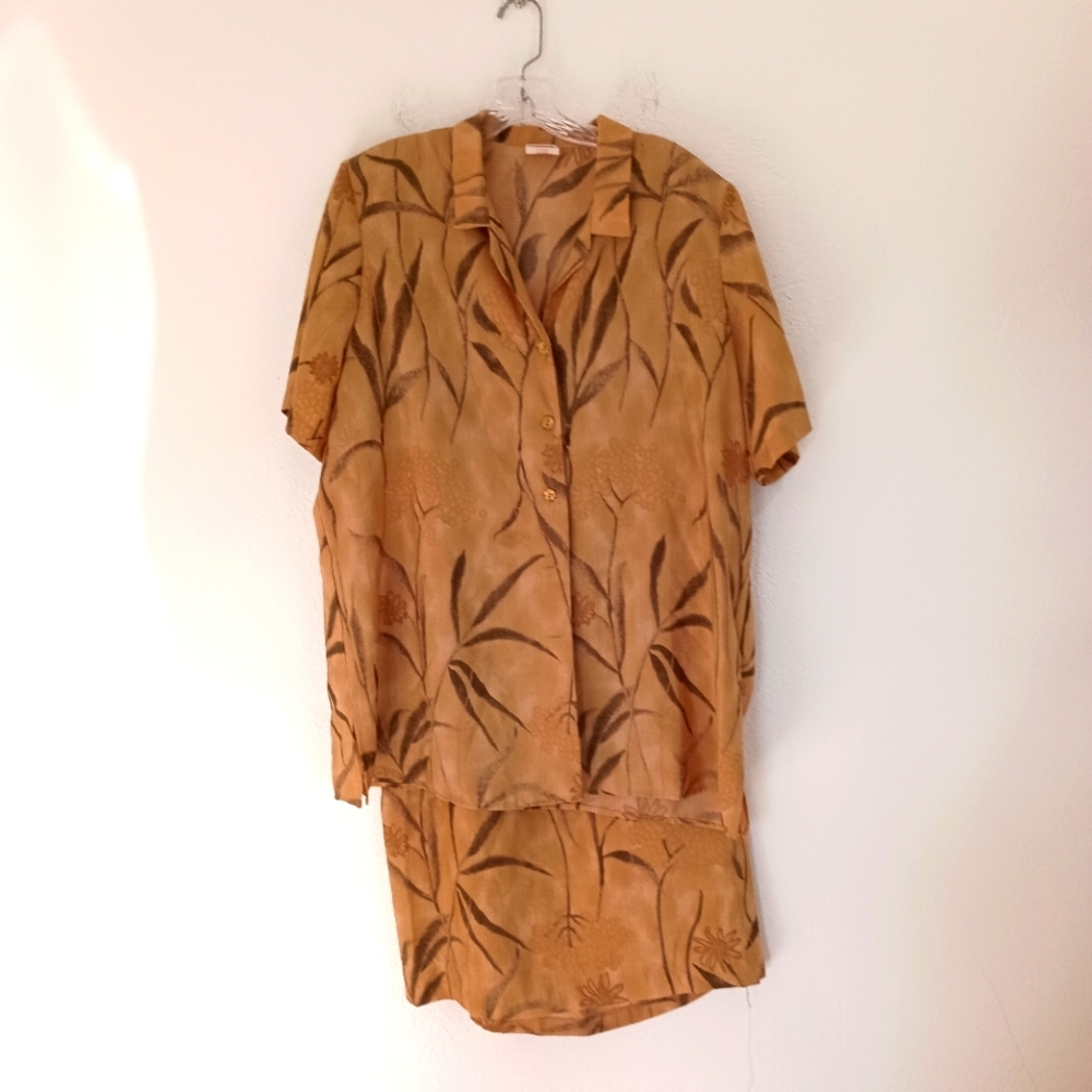 Vtg Giorgio Fiorlini 2 Piece Skirt Outfit